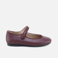 Burgundy Grosgrain Mary Janes | Eli 1957