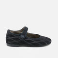 Mary Janes Grosgrain Black Suede Papanatas | Eli 1957