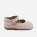 Cute Pink Suede Wave Mary Janes by Eli 1957