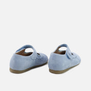 Bluefog First Steps Suede Chopped Mary Janes by Eli 1957