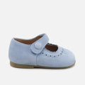 Bluefog First Steps Suede Chopped Mary Janes by Eli 1957
