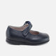 Navy Blue Chopped Mary Janes with a Sticky Closure by Sibaritas | Eli 1957
