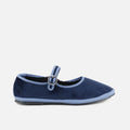 Mary Janes Velluto Navy Eli By Venezianas