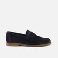 Sibaritas Marine Suede Mask Moccasins | Eli 1957