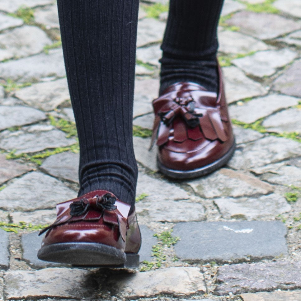 Burgundy Papanatas Tassel Loafers Eli 1957 – Eli 1957 Shoes