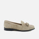 Sibaritas Taupe Suede Tassel Loafers | Eli 1957