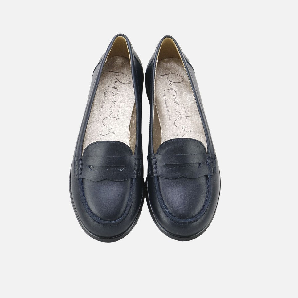 Navy Papanatas School Loafers | Eli 1957