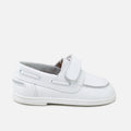 Cute First Steps White Boat Shoes | Eli 1957