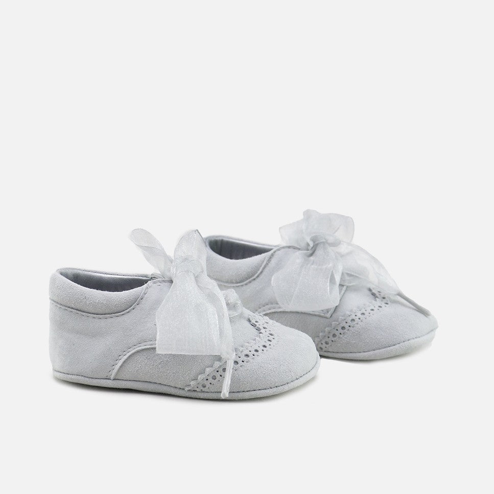 Peuque Blucher Bebé Ante Gris | Eli 1957 - Eli 1957 | Shoes from Spain