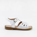 Perforated Egina Sandal White | Eli 1957