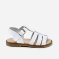Papanatas White 3-Strap Gel Sandals | Eli 1957