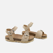 Bio Buckle Camel Sandals Elibasic
