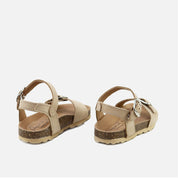 Bio Buckle Camel Sandals Elibasic