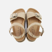 Bio Buckle Camel Sandals Elibasic