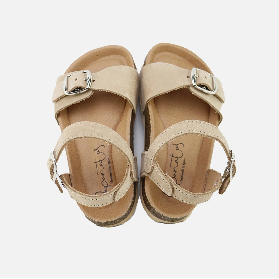 Bio Buckle Camel Sandals Elibasic