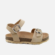 Bio Buckle Camel Sandals Elibasic