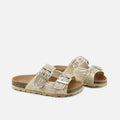 Papanatas Bio Gold Buckle Sandals | Eli 1957