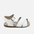 Cute Off-White First Steps Sandals | Eli 1957