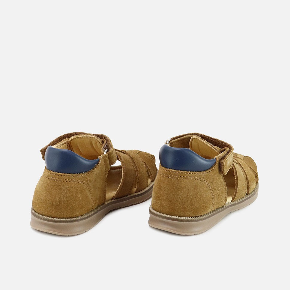 Tibus Eli Suede Leather Crab Sandals | Eli 1957