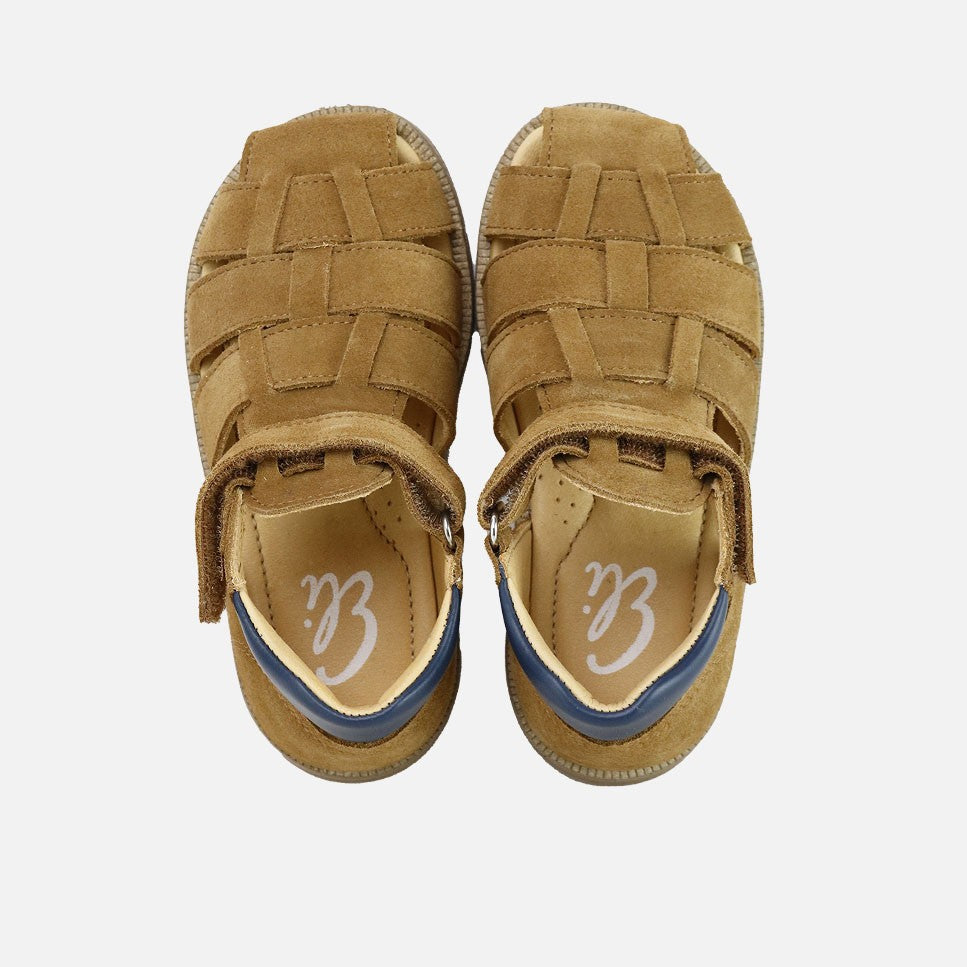 Tibus Eli Suede Leather Crab Sandals | Eli 1957