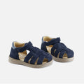 Tibus Eli Navy Suede Crab Sandals | Eli 1957