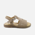 Camel Suede Star Sandals Tania Papanatas | Eli 1957