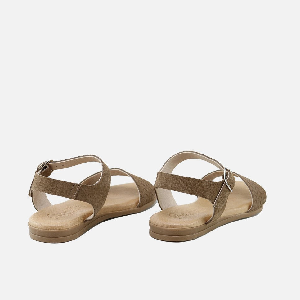 SANDALI IN GEL SCAMOSCIATO INCISO