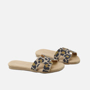H Animal Print Gel Papanatas Sandals | Eli 1957
