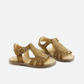 Tania Papanatas Suede Leather Chopped Sandals | Eli 1957