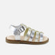 Silver/Gold Gel Papanatas Roman Sandals | Eli 1957