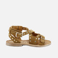 Studded Suede Leather Tuda Papanatas Sandals | Eli 1957