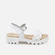 Sandalias Trenza Blanco Gel Papanatas | Eli 1957