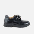 Black Buckle School Blucher Shoes Tankee | Eli 1957