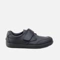 Elibasic Washable Black School Blucher Shoes