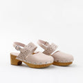 Perforated Natural Leather Clogs | Eli 1957