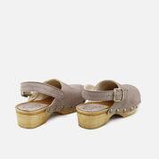 Tortora Papanatas Suede Clogs | Eli 1957