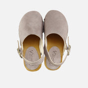 Tortora Papanatas Suede Clogs | Eli 1957