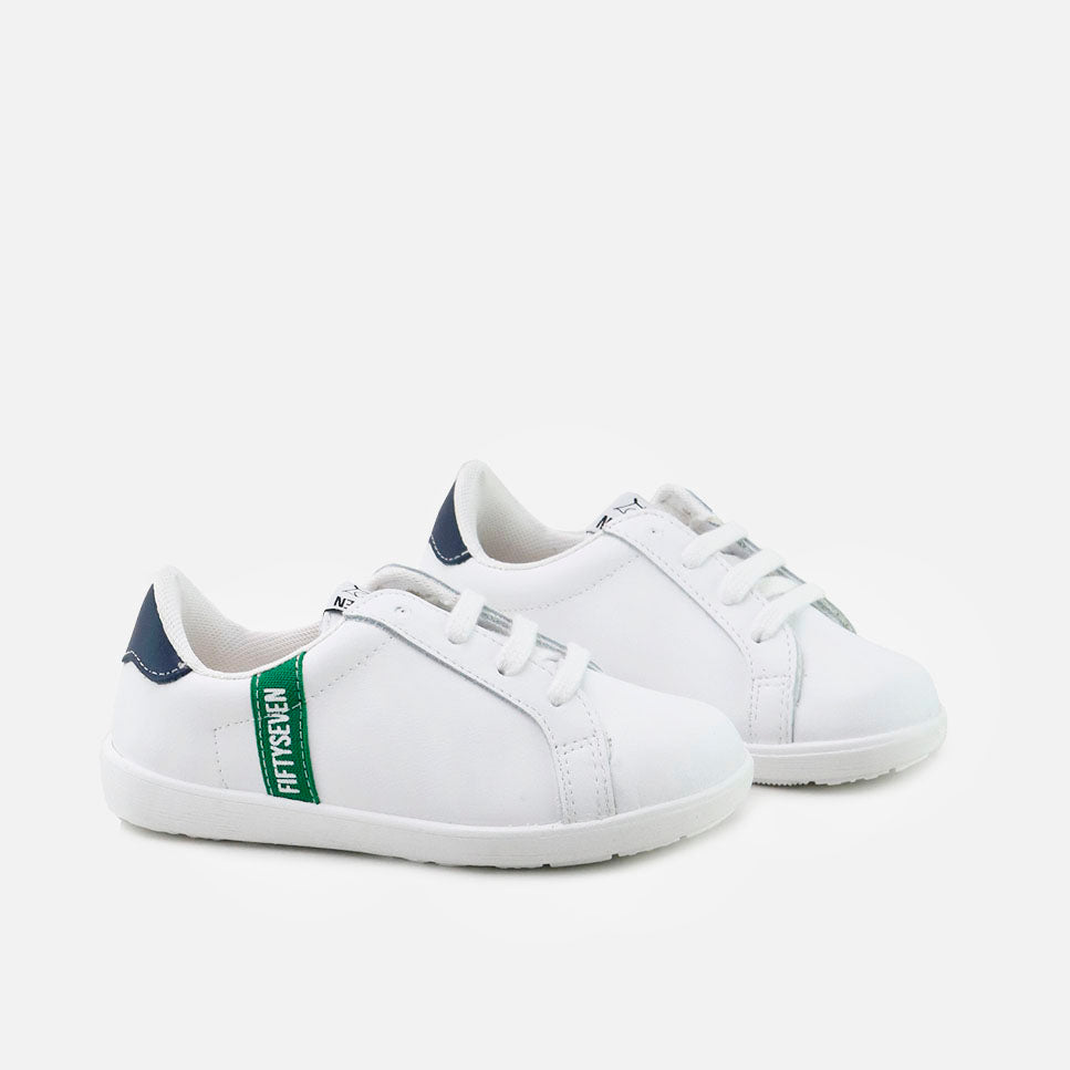 Deportivos Lavables Blanco/ verde Fiftyseven Elibasic | Eli 1957