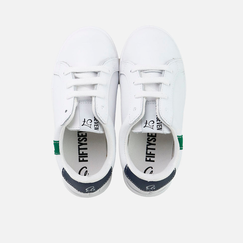 Deportivos Lavables Blanco/ verde Fiftyseven Elibasic | Eli 1957