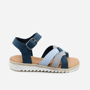 Papanatas multicolored strappy leather sandals | Eli 1957