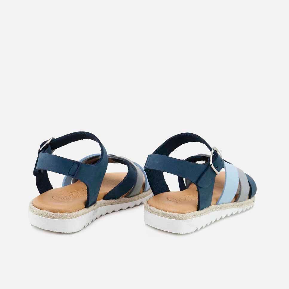 Papanatas multicolored strappy leather sandals | Eli 1957