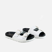 White Studded Bio Sandals Papanatas | Eli 1957