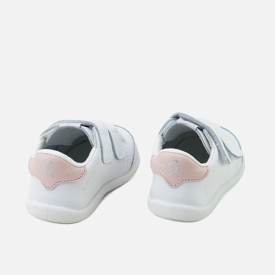 White/Pink Napa EliSoft Sports Shoes | Eli 1957