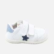 White EliSoft Star Sports Shoe | Eli 1957