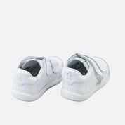 White and silver star EliSoft sports shoes | Eli 1957