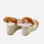 Jute Cognac Papanatas Wedges | Eli 1957