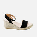 Papanatas Black Jute Wedges | Eli 1957