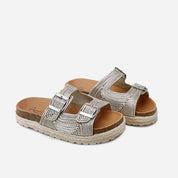 Sandalias Bio hebillas cenere Papanatas | Eli 1957