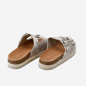 Sandalias Bio hebillas cenere Papanatas | Eli 1957