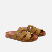 Papanatas Bio Velour Leather Sandals | Eli 1957